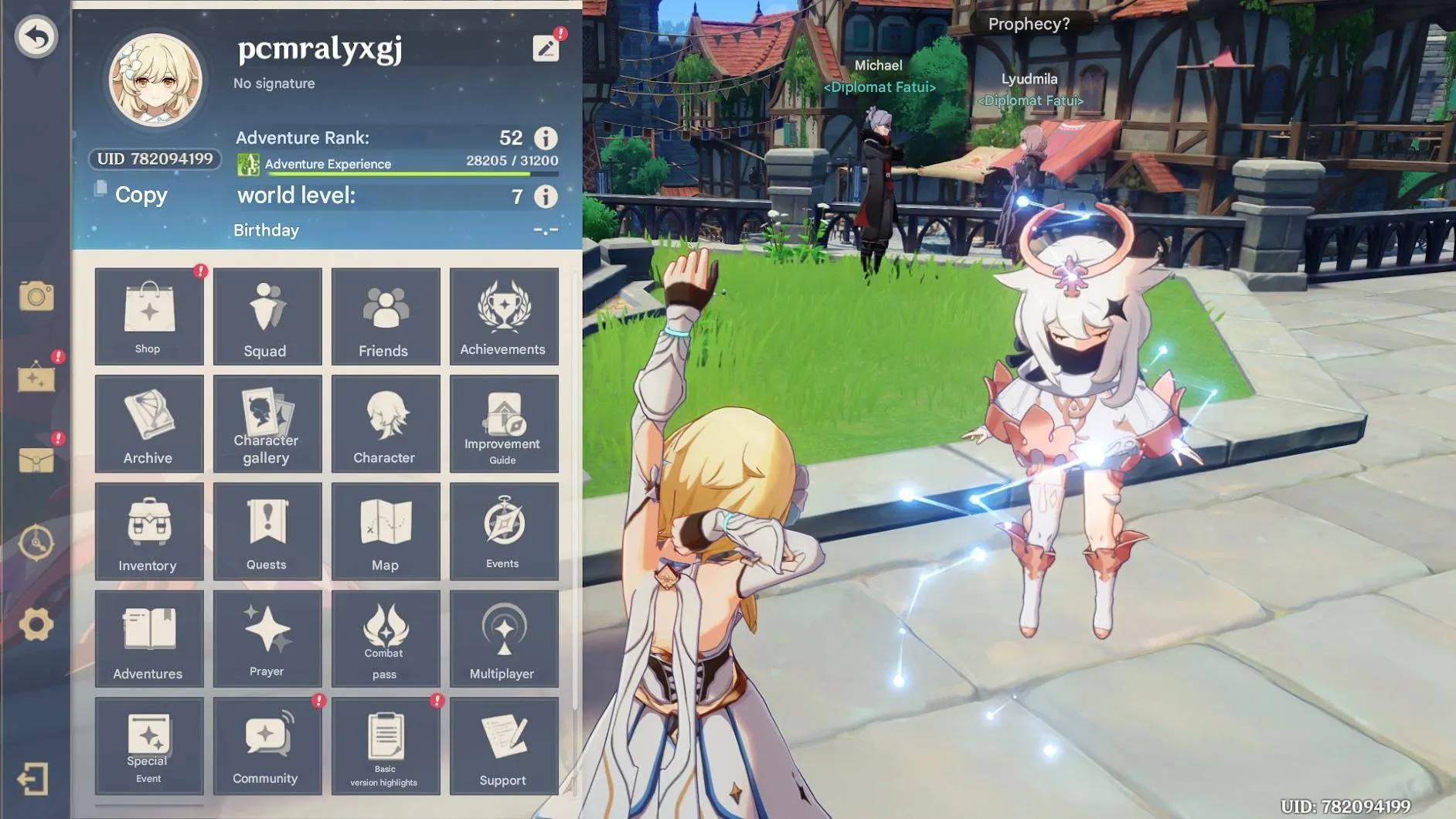 GI1384 C4 Navia + Jade Spear + Many 5-Star Characters & Weapons 